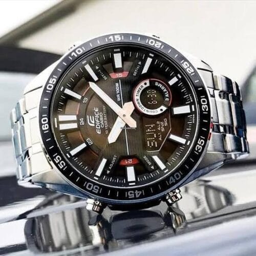 Casio - Edifice Steel Dual Time Watch - Image 2