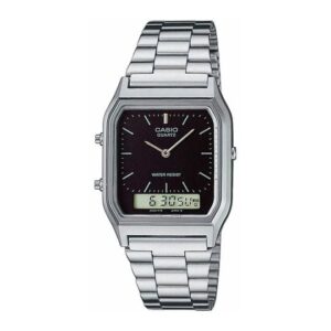 Casio - Dual Time Steel with black dial